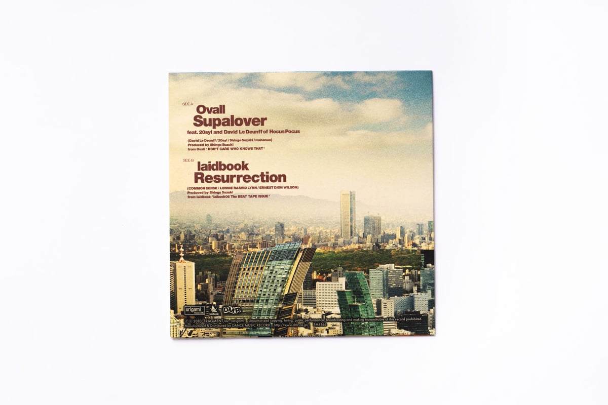 希少 Ovall laidbook 7inch Common カバー 7inch] Ovall - Supalover / laidbook - Resurrec