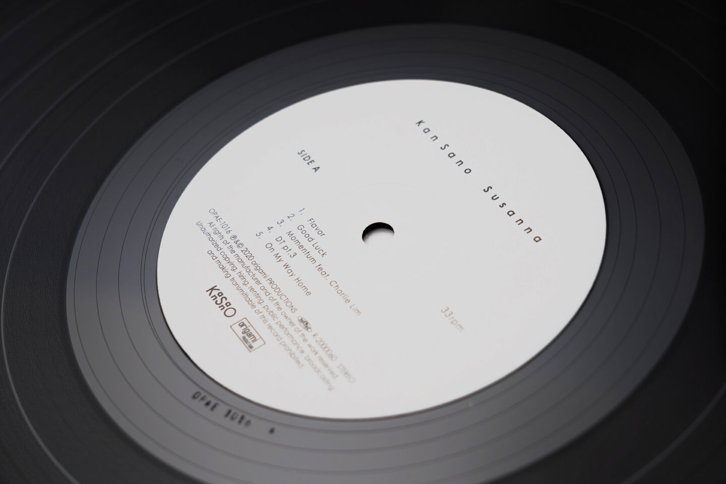 LP] Kan Sano - Susanna | origami STORE