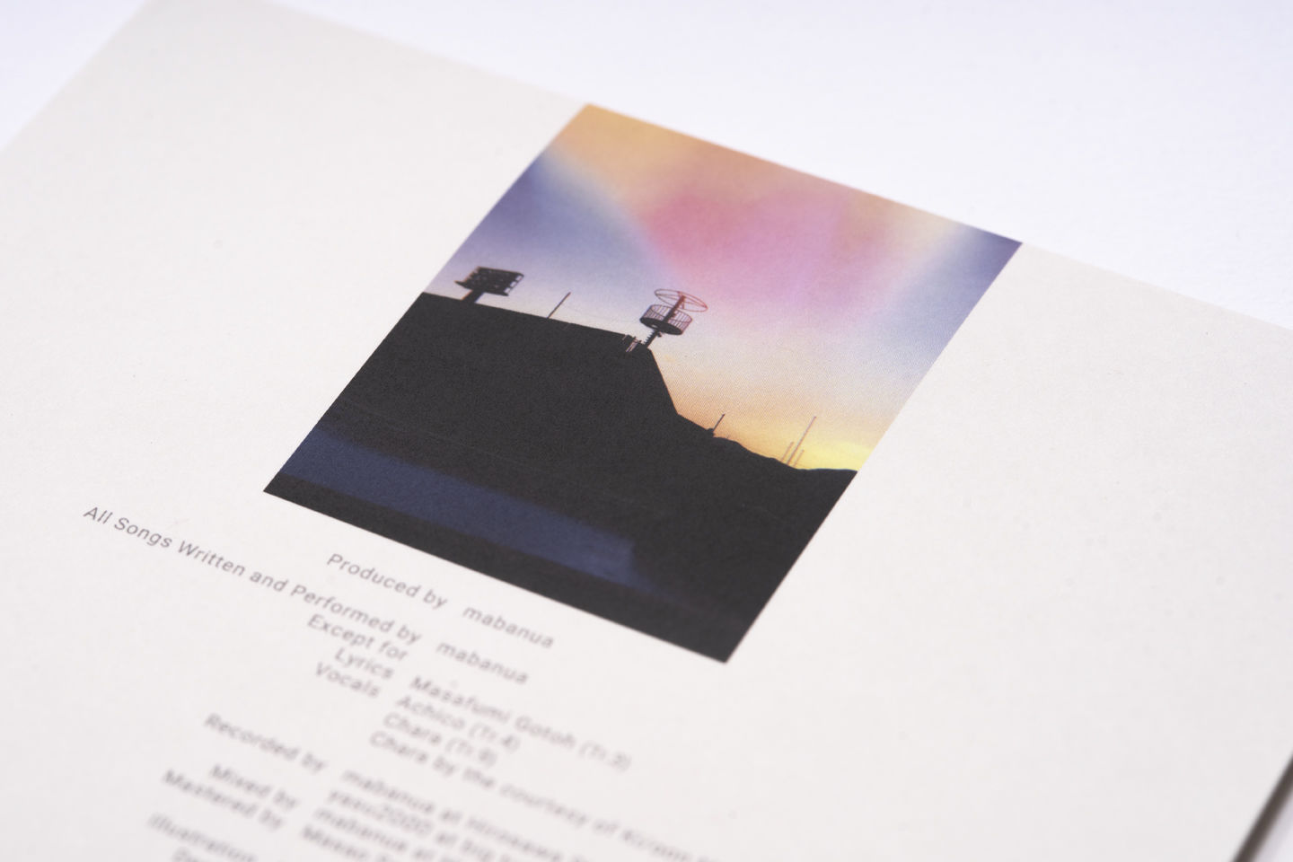 2CD限定盤] mabanua - Blurred | origami STORE