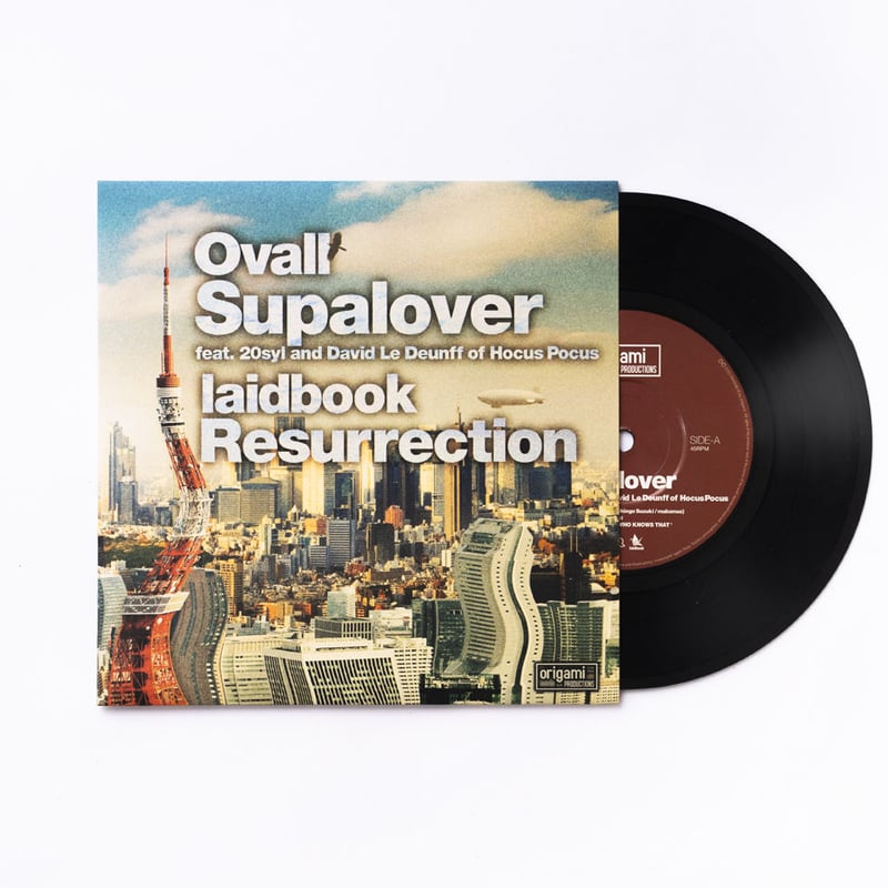 希少 Ovall laidbook 7inch Common カバー 7inch] Ovall - Supalover / laidbook - Resurrec