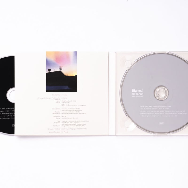 2CD限定盤] mabanua - Blurred | origami STORE