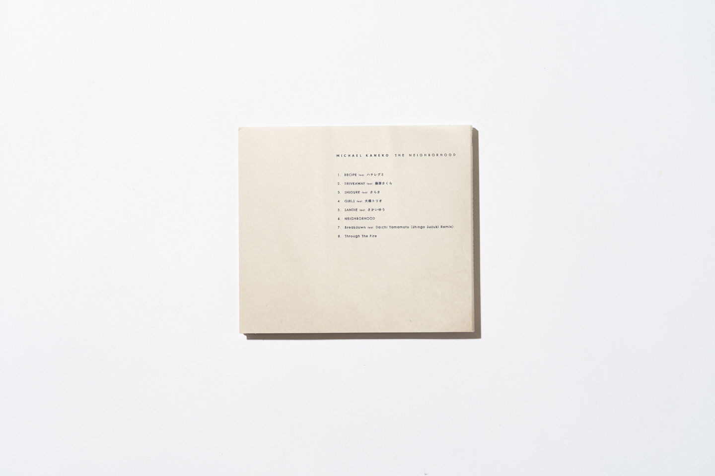 2CD限定版] Michael Kaneko - The Neighborhood | or
