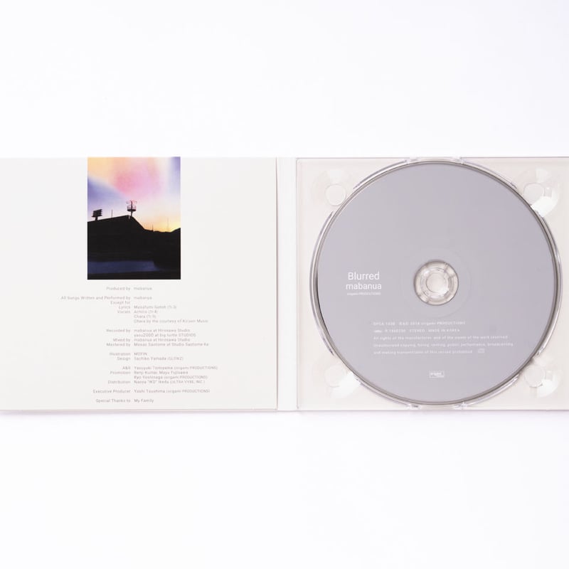 CD通常盤]mabanua - Blurred | origami STORE