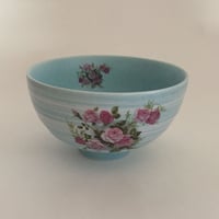AAJ-WGGP60BL　アンジェリカ　和心　花舞茶碗ブルー