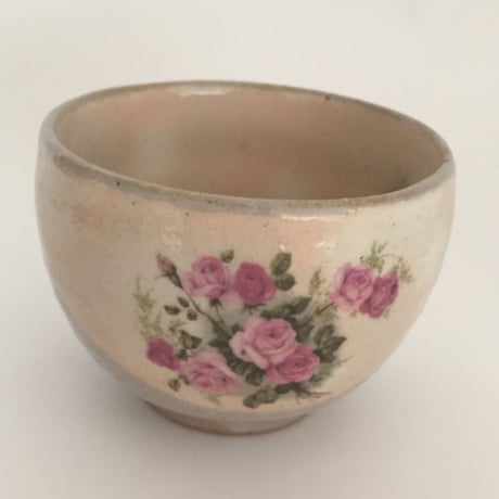 AAJ -WG75 　アンジェリカ　桜粉引　いっぷく碗