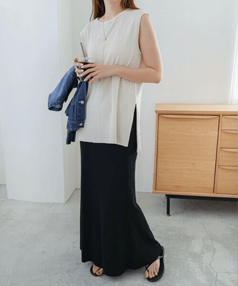 rib slit tops | s t k .