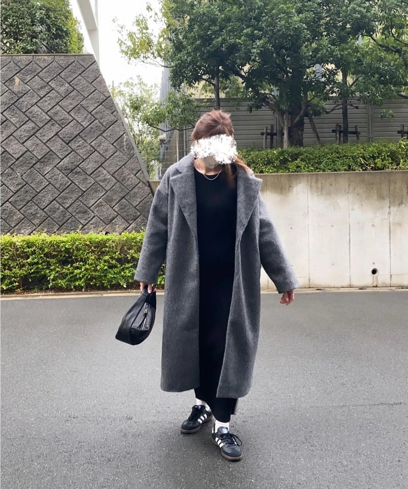 ジャケット・アウター Vintage cashmere blend chester coat BLK チェスターコート コート CASHMERE WOOL CHESTER COAT メンズ