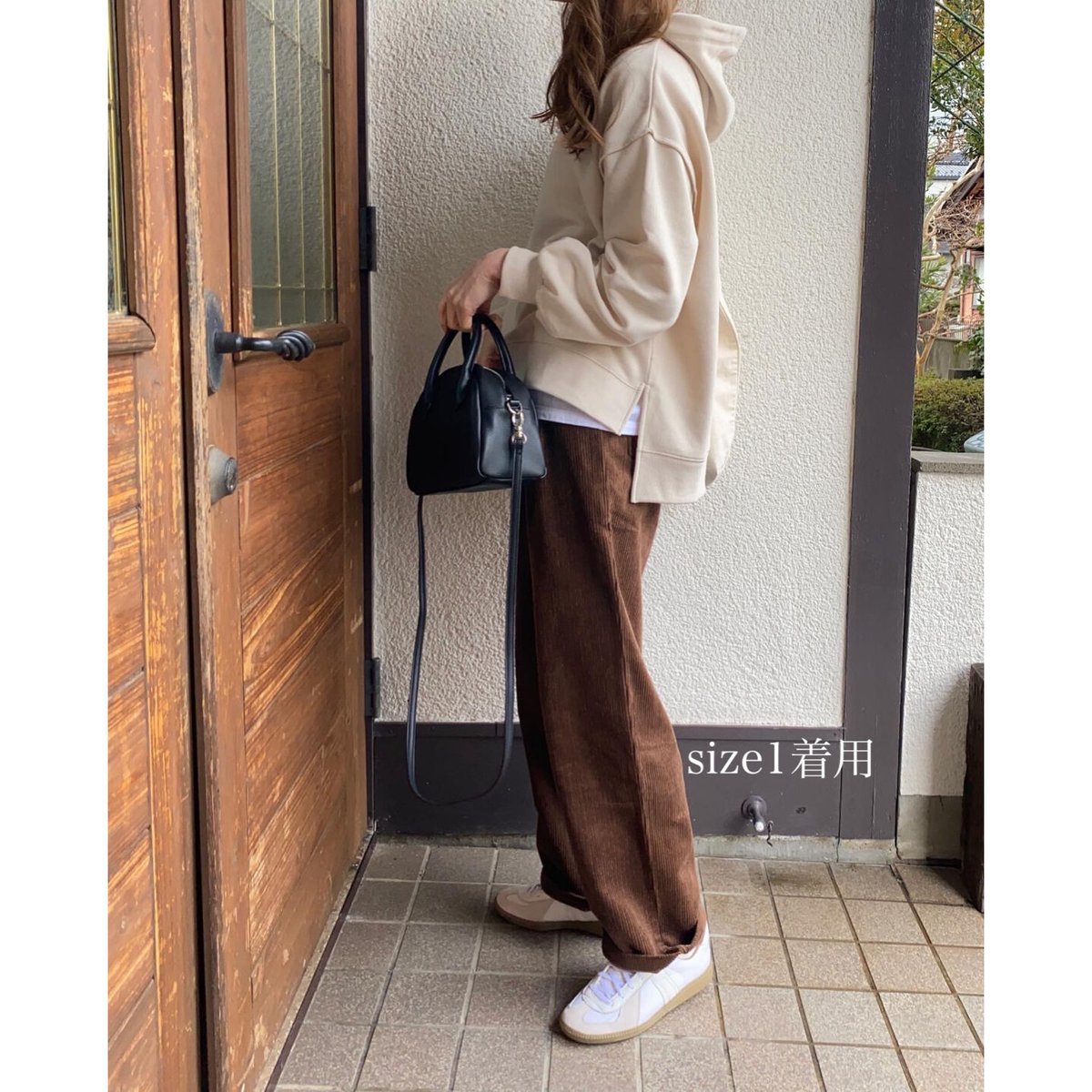 タック入りコーデュロイパンツ | s t k .