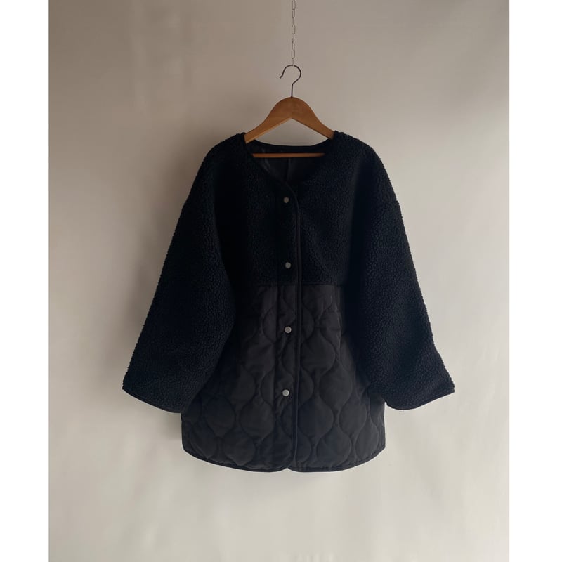 boa switching wave quilt jacket | s t k . boa switching wave quilt jacket | s t k .