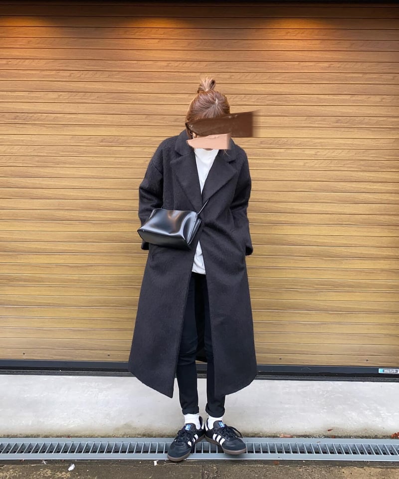 shaggy chester coat | s t k .