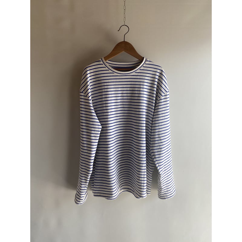 relax border long sleeve T-shirt | s t k . relax border long sleeve T-shirt | s t k .