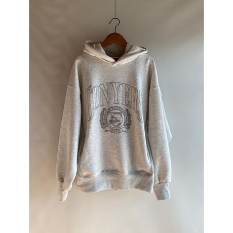 college logo lined hoodie