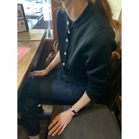 pearl button knit cardigan
