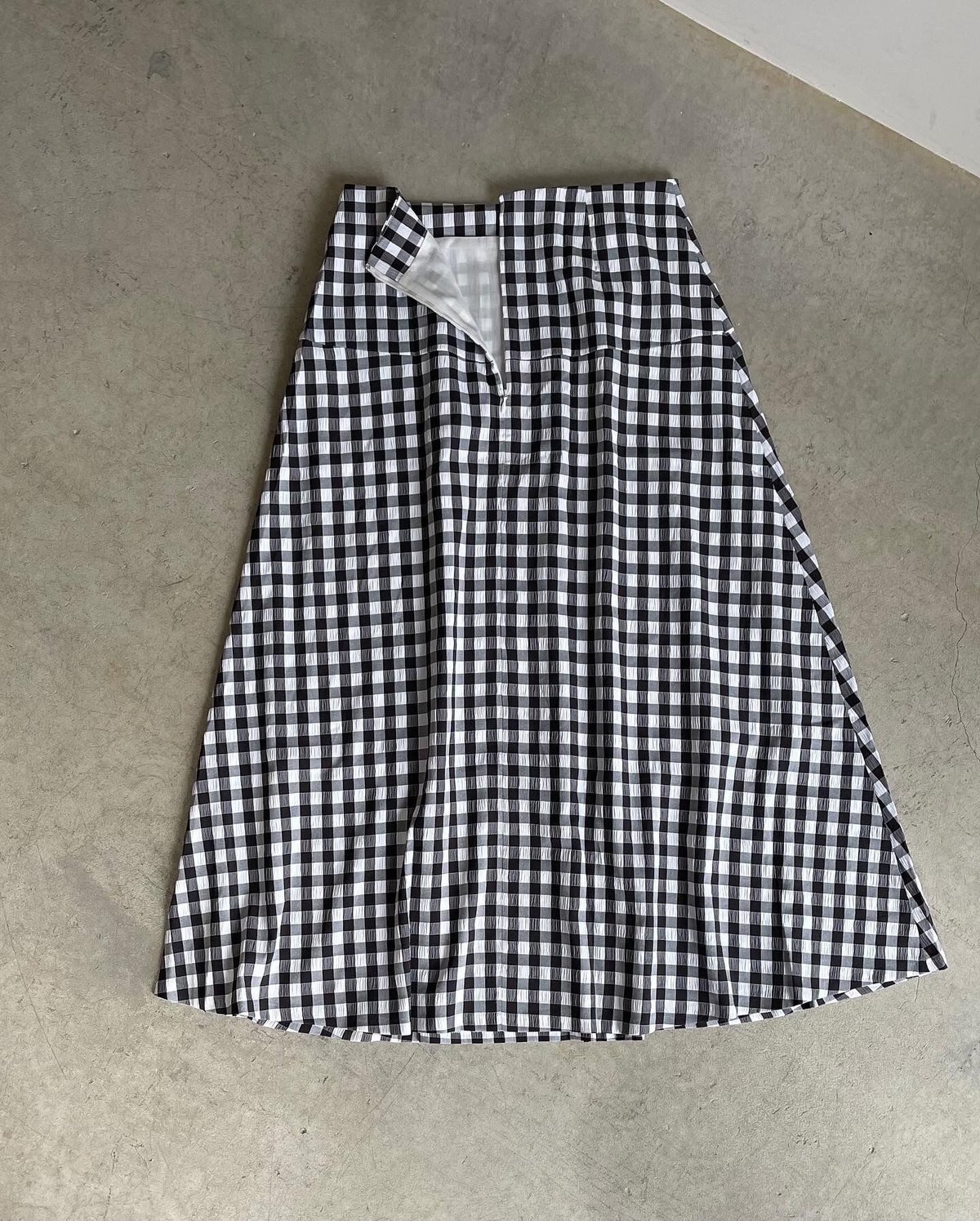 スカート Doll ginghamcheck skirt gingham check skirt | s t k .