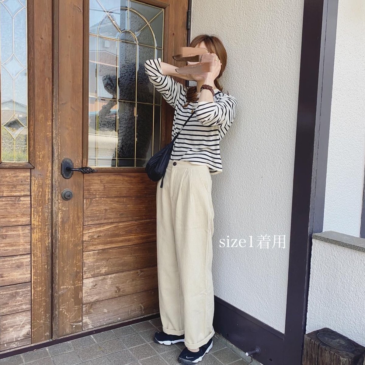 タック入りコーデュロイパンツ | s t k .