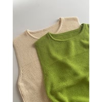 natural summer knit tops