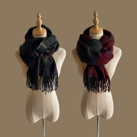 ★2023FW新作★ROMANTIC CROWN★CLASSIC HAND STITCH MUFFLER CATEGORY muffler/stole | s t k .