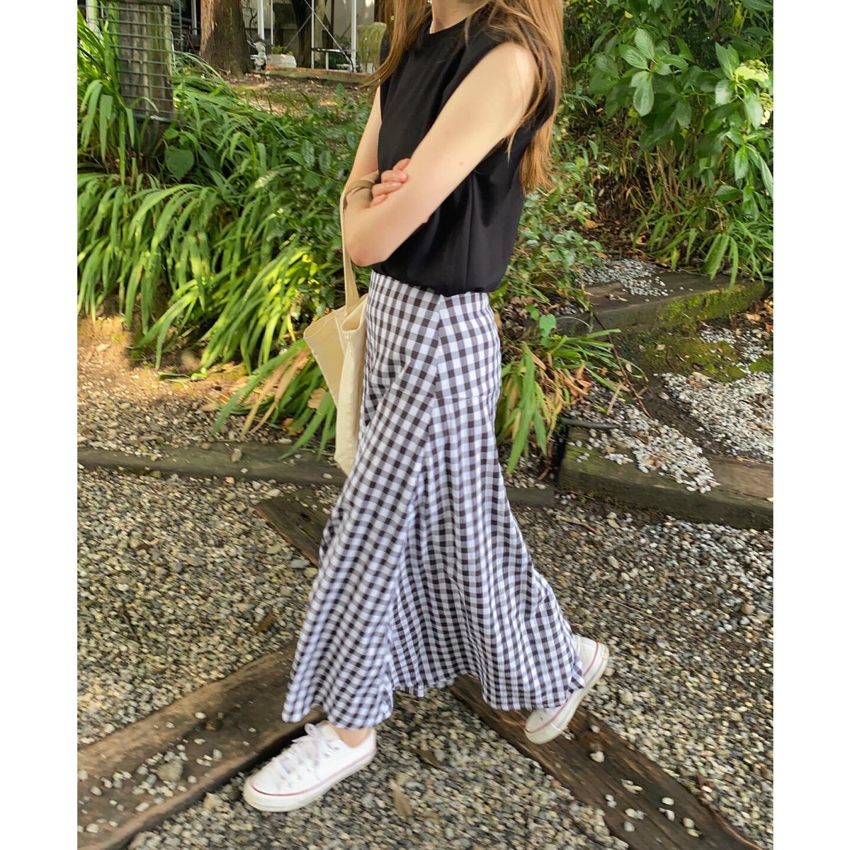 ♡ Swankiss ♡ AD ginghamフードO/P （ブラック） Swankiss | Buyee日本代購服務 | 於ZOZOTOWN購物