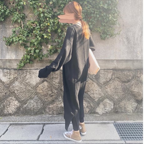center seam knit dress