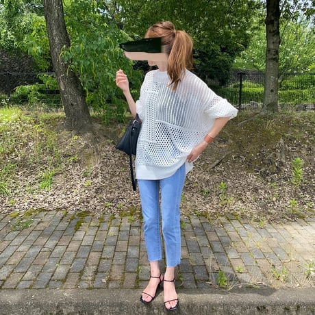 mesh summer over knit