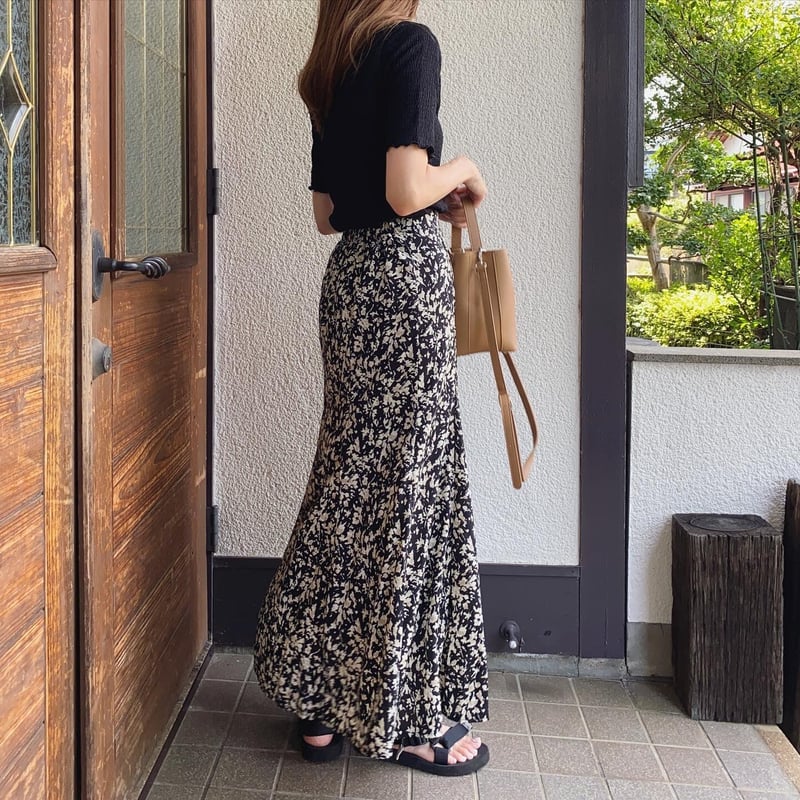 chiffon georgette mermaid skirt s t k