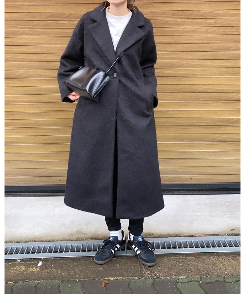 ジャケット・アウター Vintage cashmere blend chester coat BLK Vintage cashmere blend chester coat BLK
