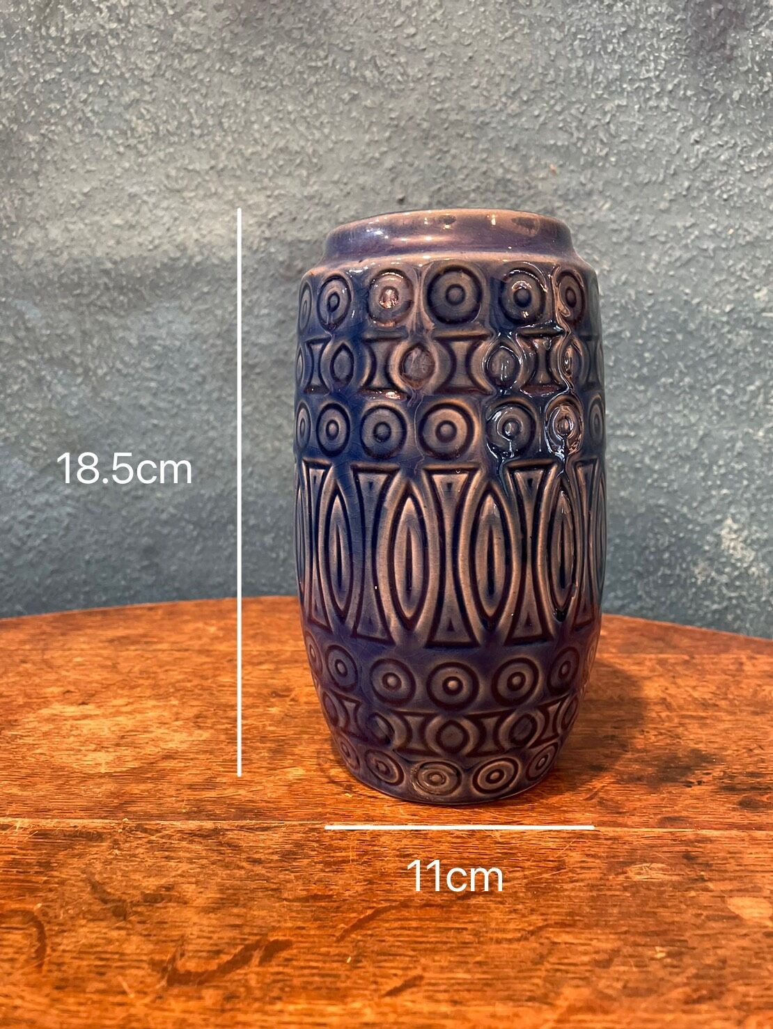 ヴィンテージフラワーベース　ファットラバ　FAT LAVA 約26.5cm fit=scale-down,w=1200