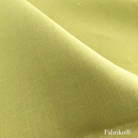 カラーリネン・ライムイエロー