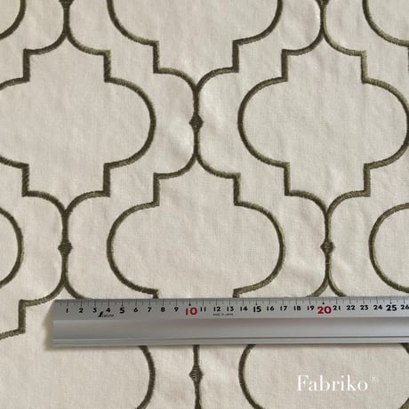 モロッカン刺繍・カーキ