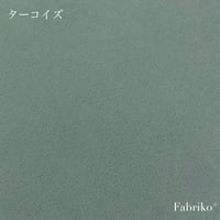 起毛カラー無地・ターコイズ