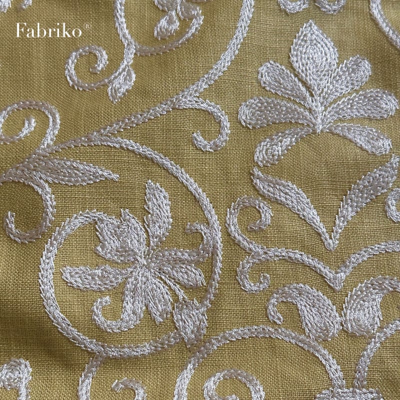 モコ　刺繍生地　５点 楽天市場】108cm巾【10cm単位】レース 刺繍 生地 コットン