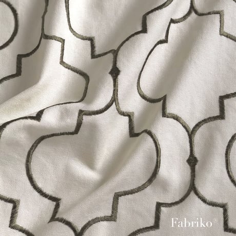 モロッカン刺繍・カーキ