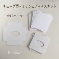 1セット・キューブ型ティッシュボックスキット