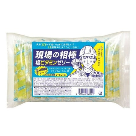 現場の相棒 塩ビタミンゼリー 詰替え700g入り 　 1ケース