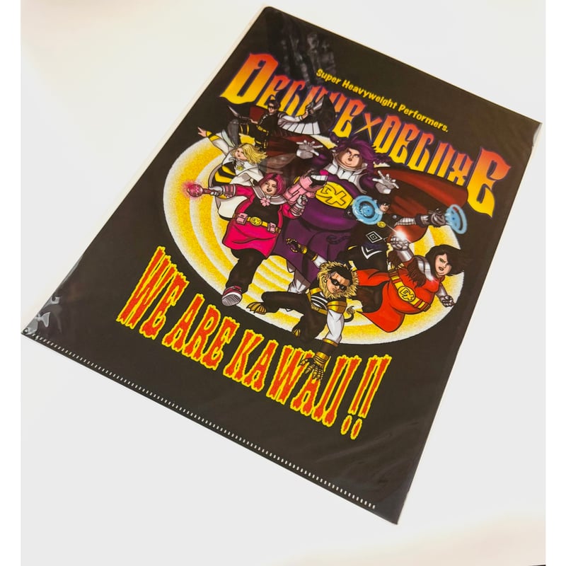 デラックス×デラックス】クリアファイル<アメリカン・コミックVer