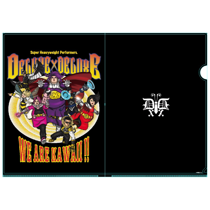 デラックス×デラックス】クリアファイル<アメリカン・コミックVer