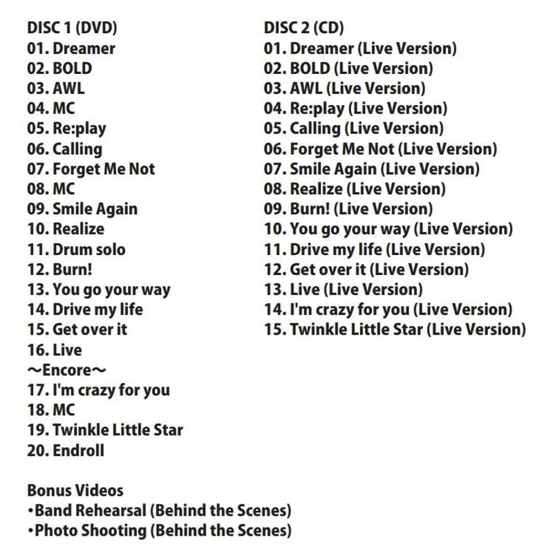 Re:NO】“Dreamer” Live at Spotify O-EAST <OFFICI