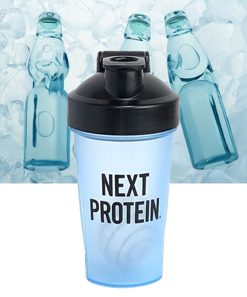 NEXT PROTEINシェイカー400ml(ステンレスボール付)ブルー NEXT PROTEINシェイカー400ml(ステンレスボール付)ブルー