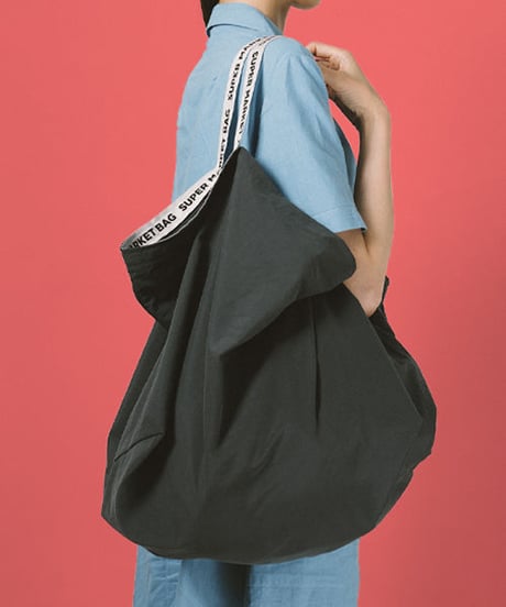 SUPER MARKET BAG [L] / BLACK ギフトパッケージ付き