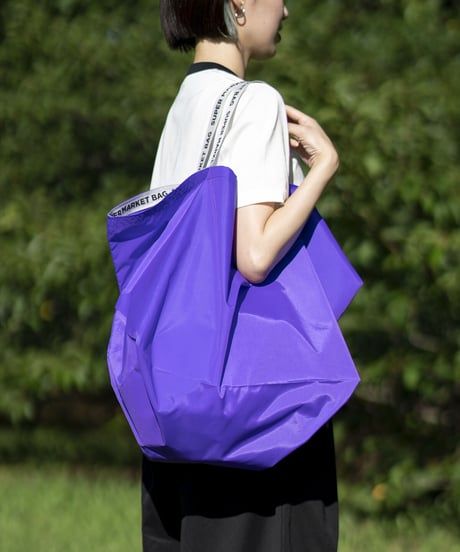 SUPER MARKET BAG [L] / NEON PURPLE ギフトパッケージ付き