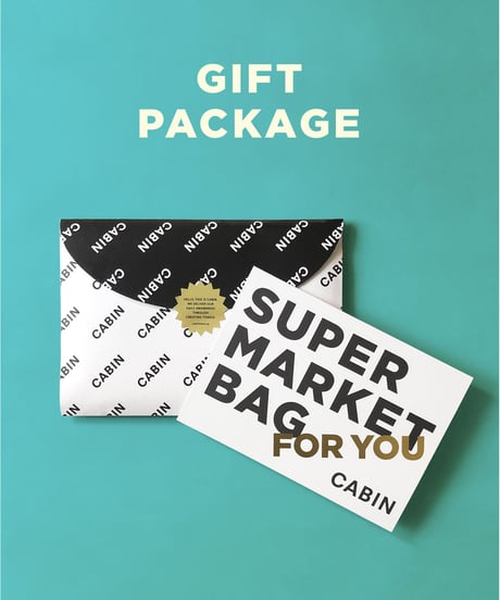 SUPER MARKET BAG [S] / BEIGE ギフトパッケージ付き