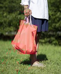 SUPER MARKET BAG [S]  /NEON SCARLET