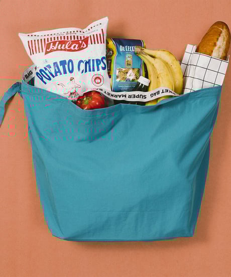 SUPER MARKET BAG [S]  /NEON SCARLET ギフトパッケージ付き