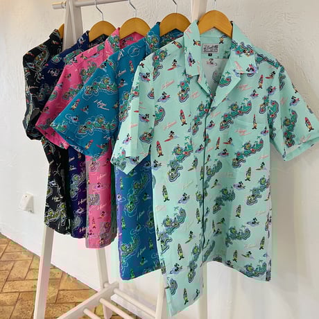 HEIDI美品✨LOVALOT沖縄アロハシャツミッキーマウス©Disney Kids】はいさい沖縄アロハシャツ / 5color | LOVALOT