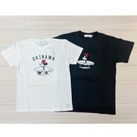モノクロOKINAWAミニーTシャツ【White / Black /ベージュ】