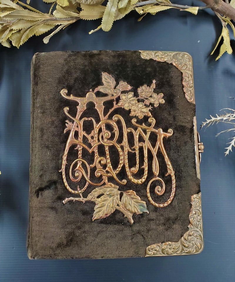 ヴィクトリア朝のアルバム アンティーク品 | アンティーク ベルベット