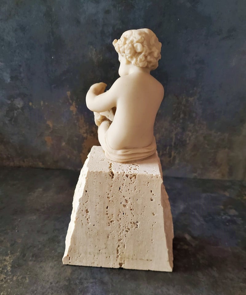 子供と鳩の像 ヴィンテージ品 | アンティーク ベルベット Velvet