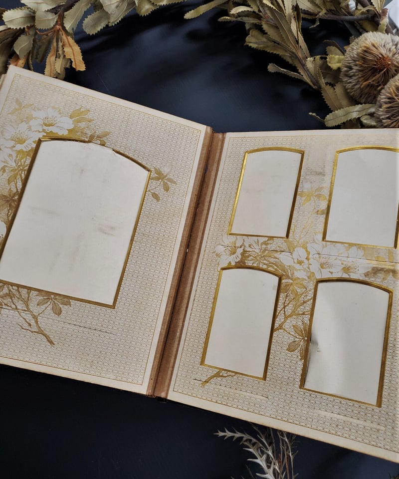 ヴィクトリア朝のアルバム アンティーク品 | アンティーク ベルベット