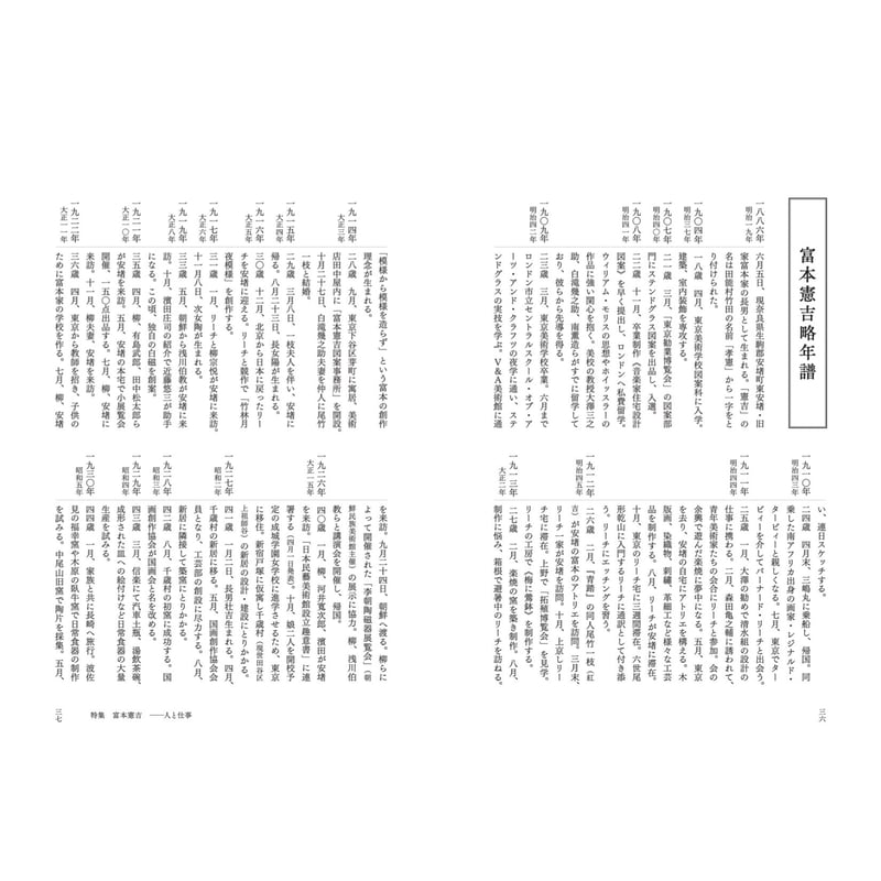 月刊『民藝』2022年1月号(829)特集「富本憲吉 ―人と仕事 月刊『民藝』2022年1月号(829)特集「富本憲吉 ―人と仕事