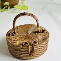 1段かごバスケット（アタ製品）筒形